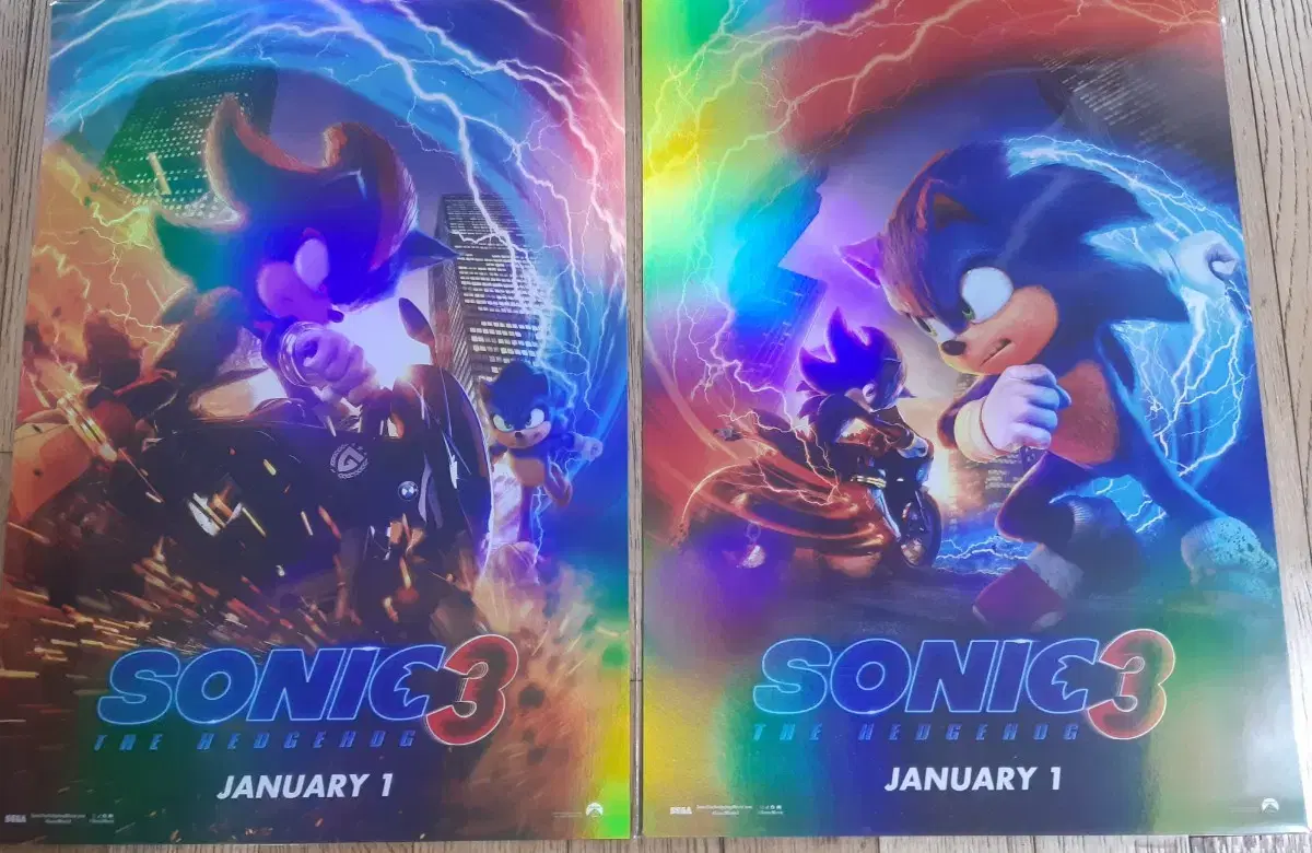 poster bulk sells the movie Sonic 3 premiere.