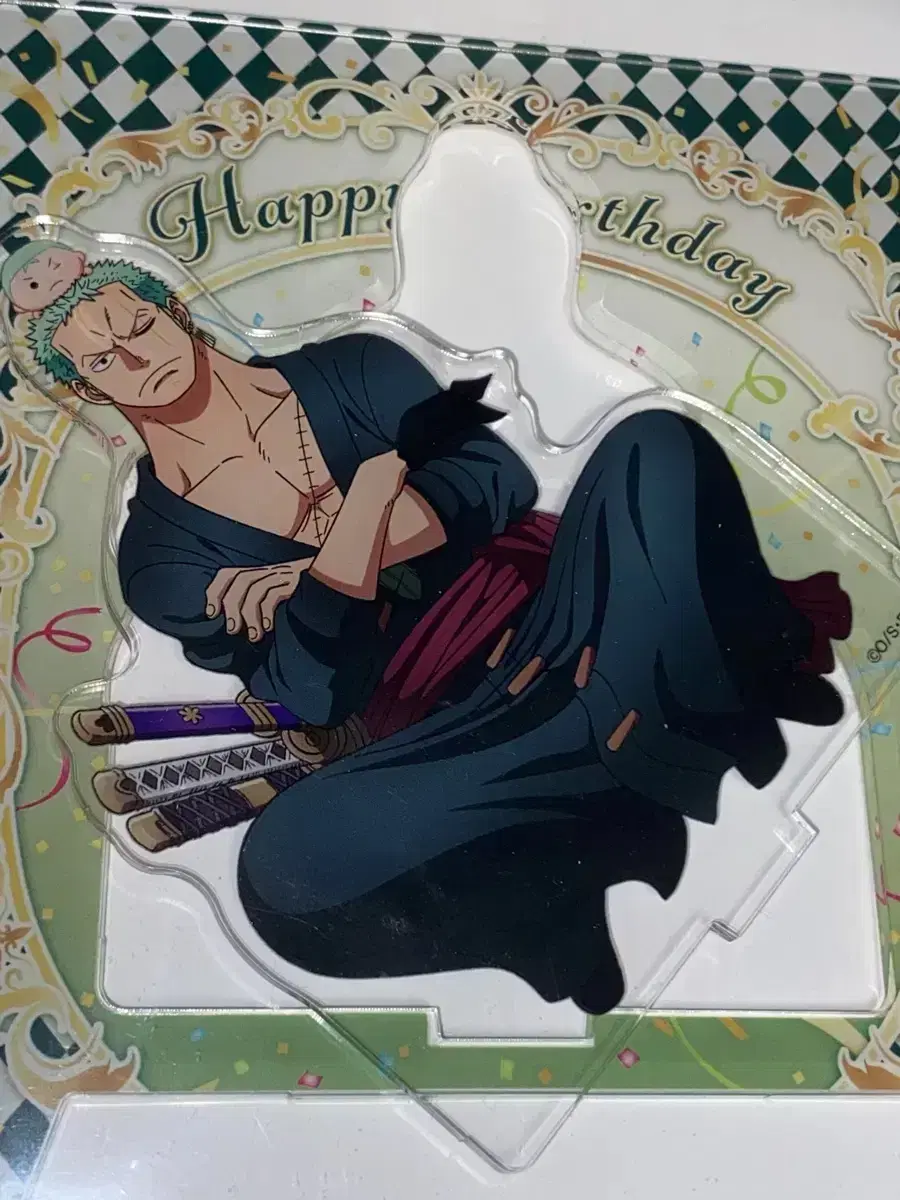 ONEPIECE Zoro 2023 birthday acrylic stand Figures