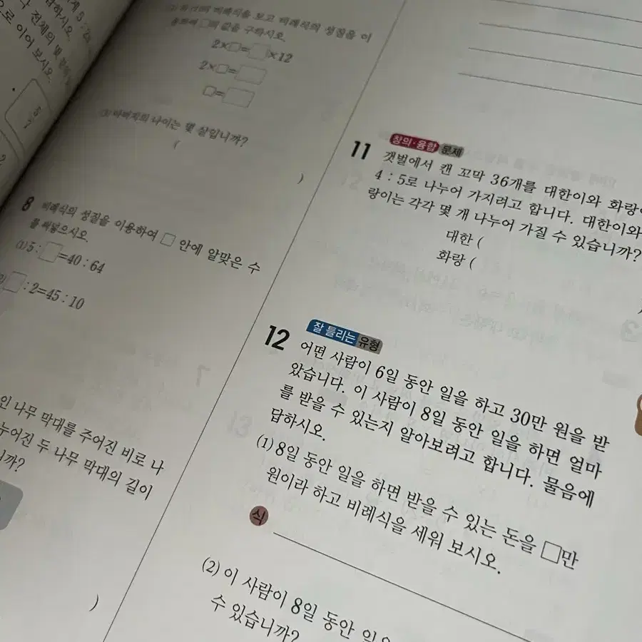 6학년 문제집