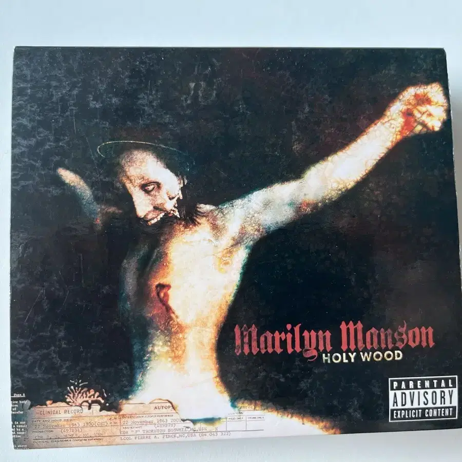 마릴린 맨슨 홀리우드 CD Marilyn Manson Holy wood