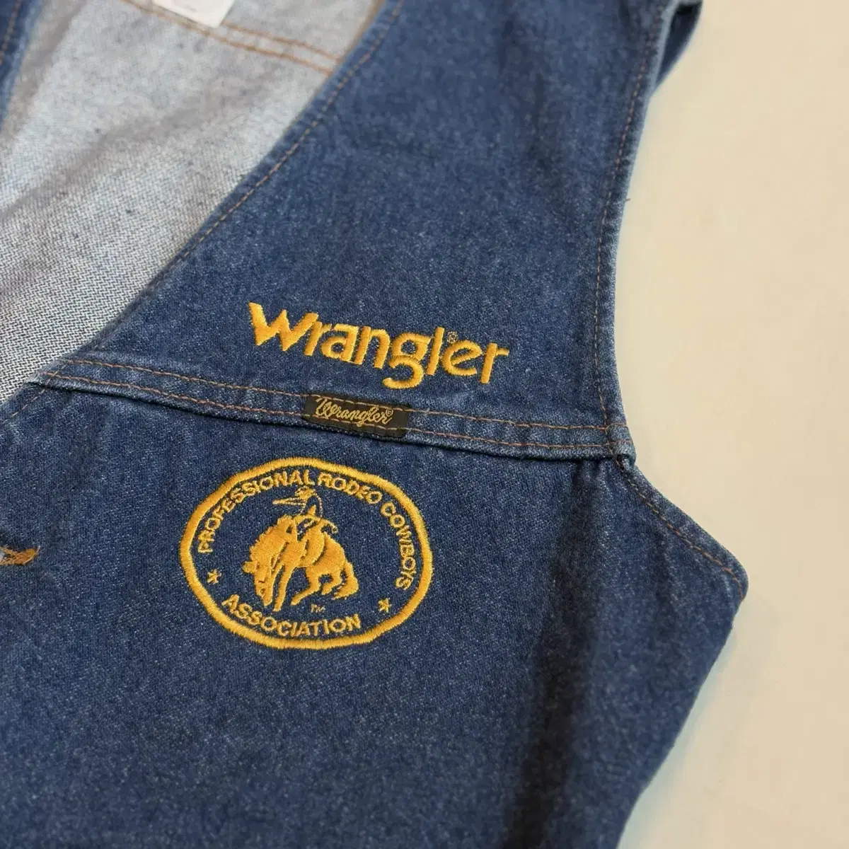 80s WRANGLER 렝글러 데님 웨스턴 베스트 (S / W55)