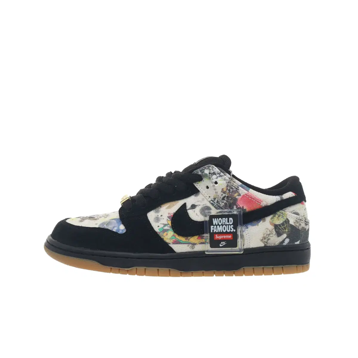 [245] Nike x Supreme SB Dunk Low QS Laminated Black