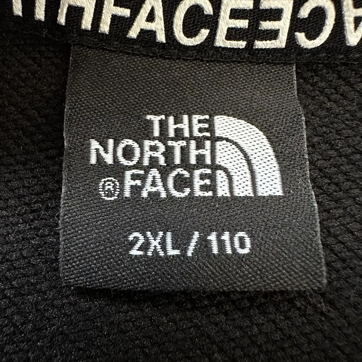 [2XL] 노스페이스 남성 TNF 블랙 패치로고 후드 티셔츠 N4432