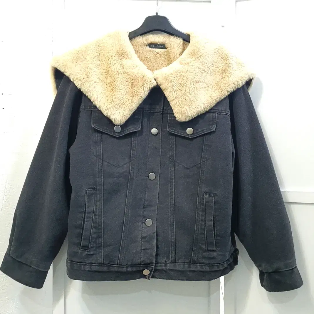 Coincoz Faux-Lining Denim Jacket