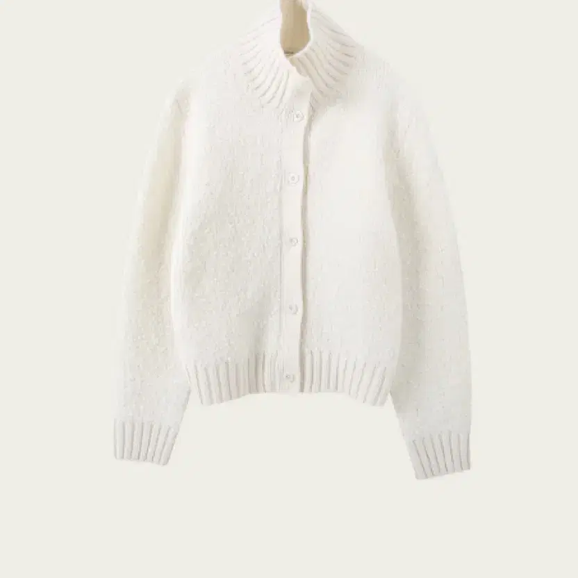 Ribbonbit Boucle snow cardigan Ivory