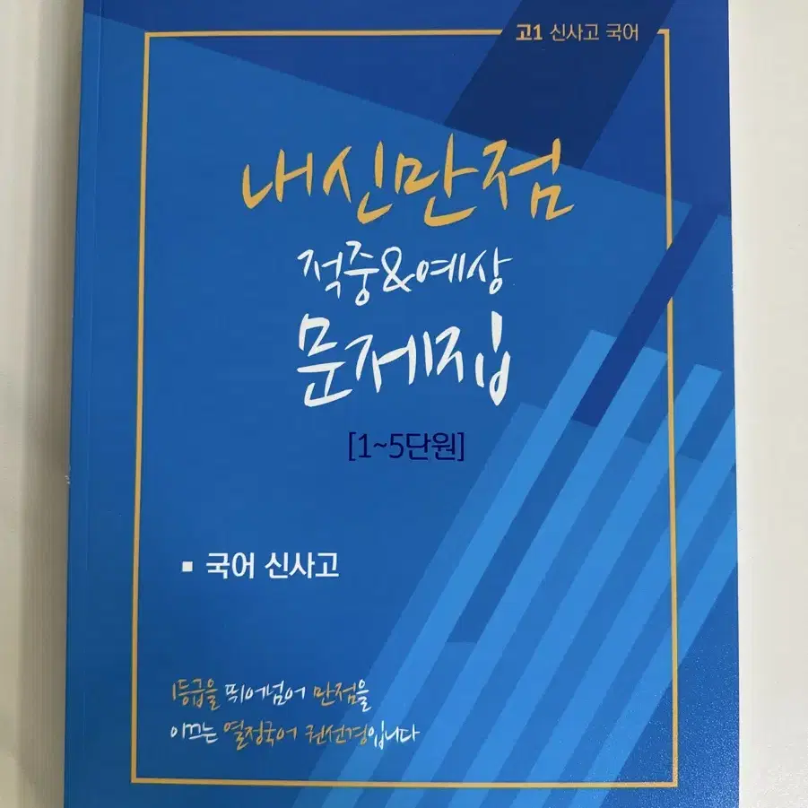 메가스터디 신사고 국어 내신 문제집