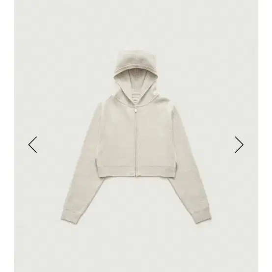 더바넷 Oatmeal Posh Knit Zip-Up Hoodie 후드집업