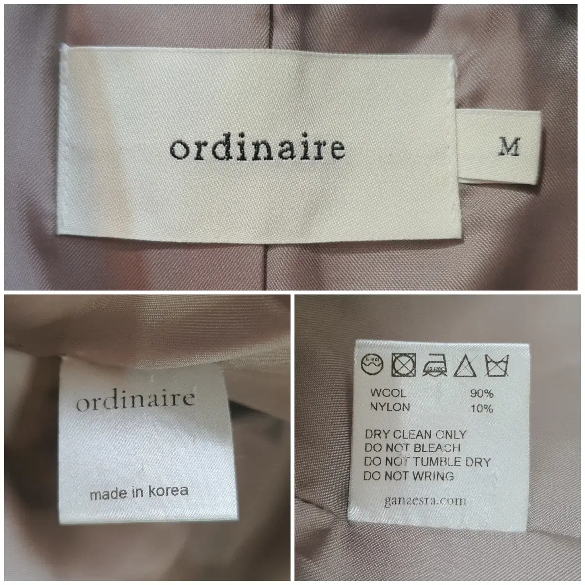 ordinaire 오디너리 울 자켓