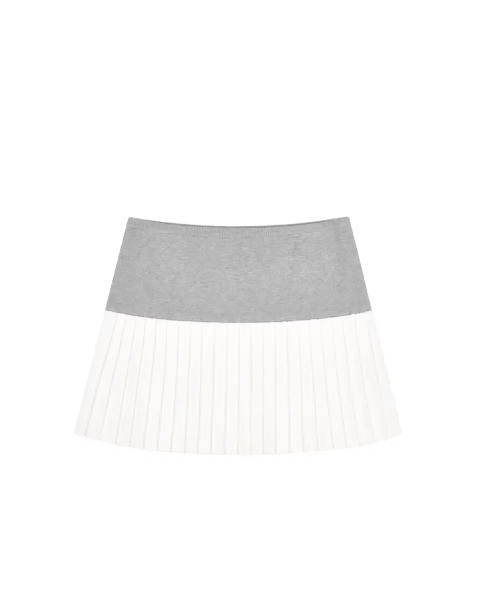 클리시어 츄로 니트 스커트 Churro knit pleated skirt