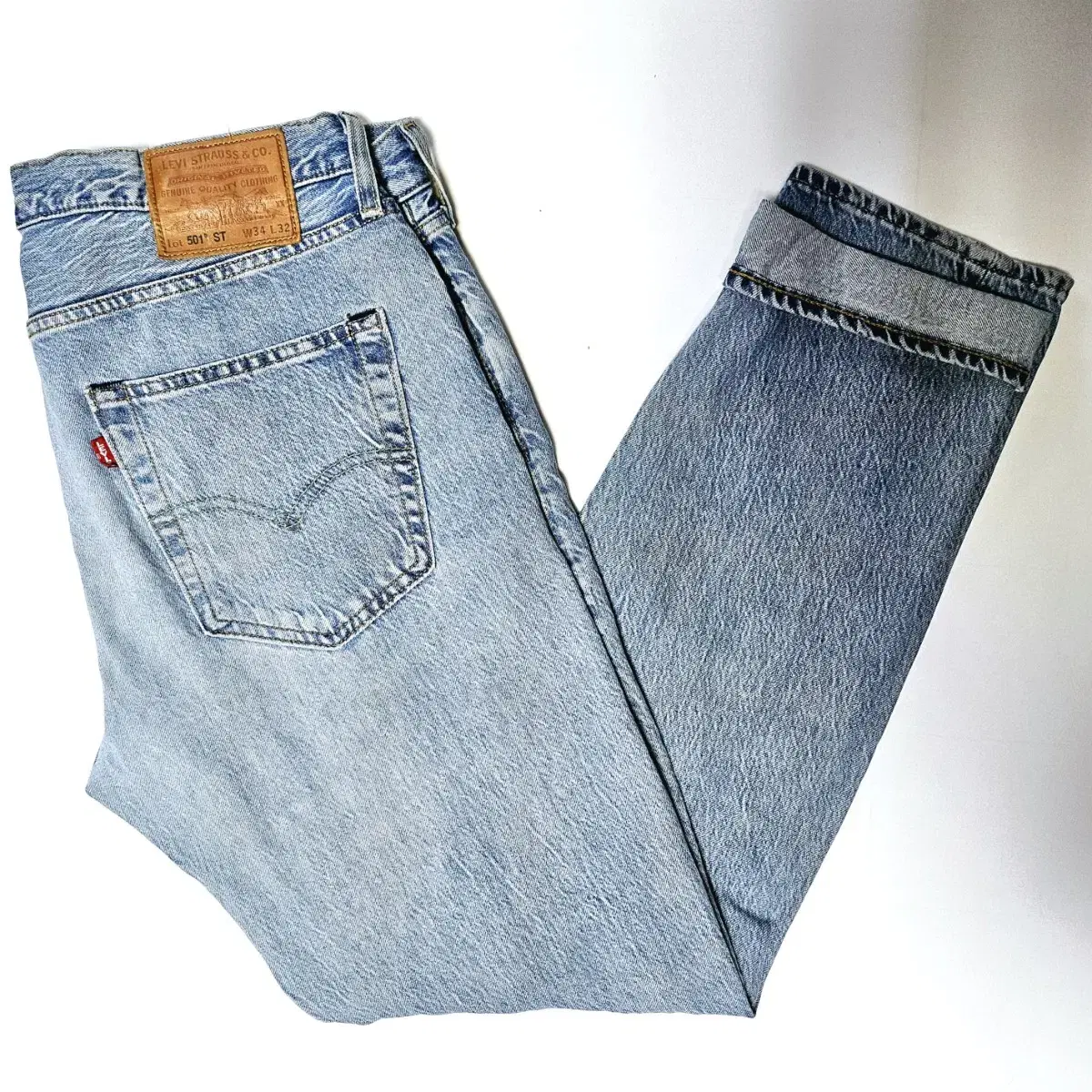 [Levi's] 501 ST Original Slim Tapered Fit Denim Indigo/34X3