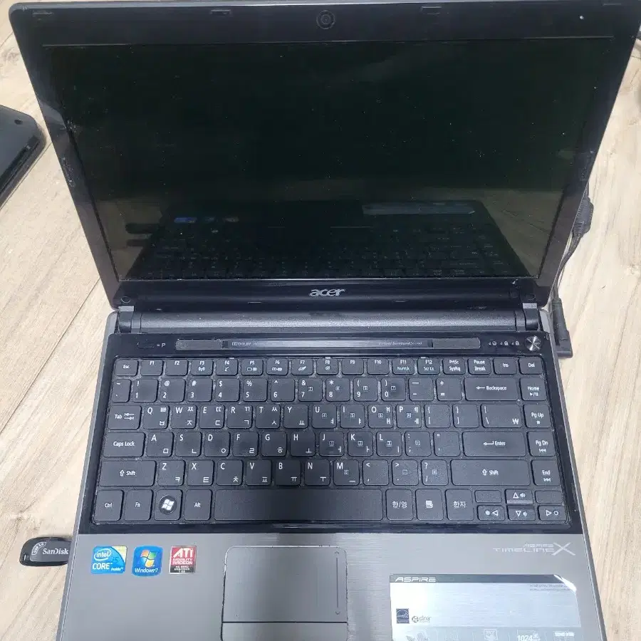 hp acer 부품용 노트북