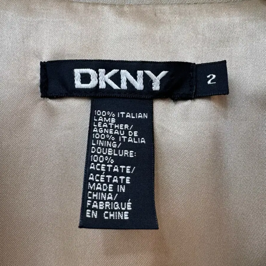 DKNY 램스킨 레더자켓 양가죽 자켓