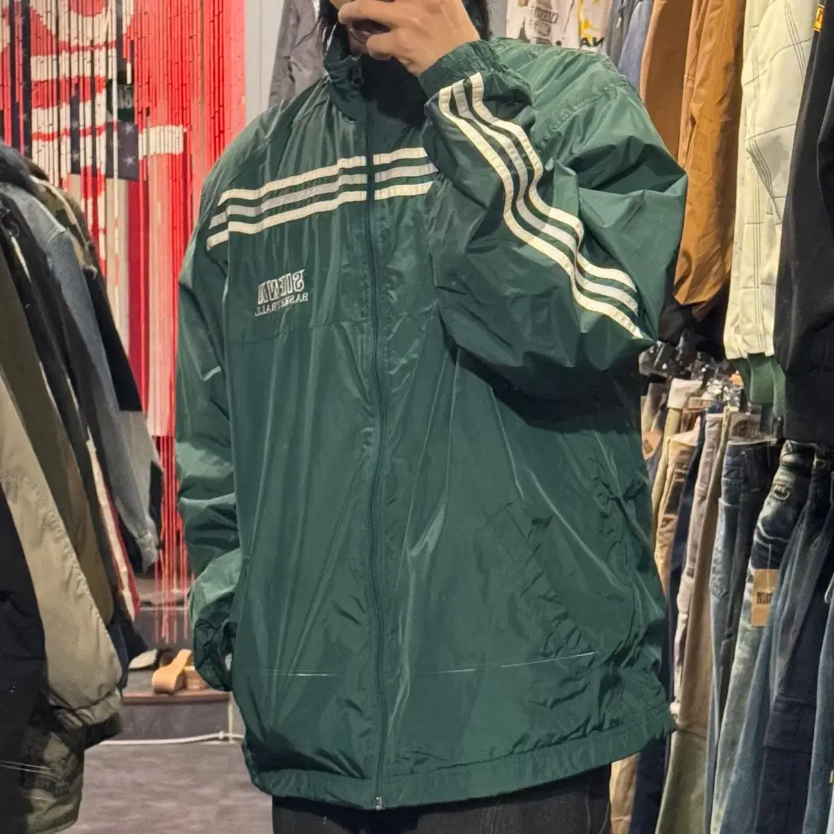 [IM]adidas windbreaker 바람막이 그린