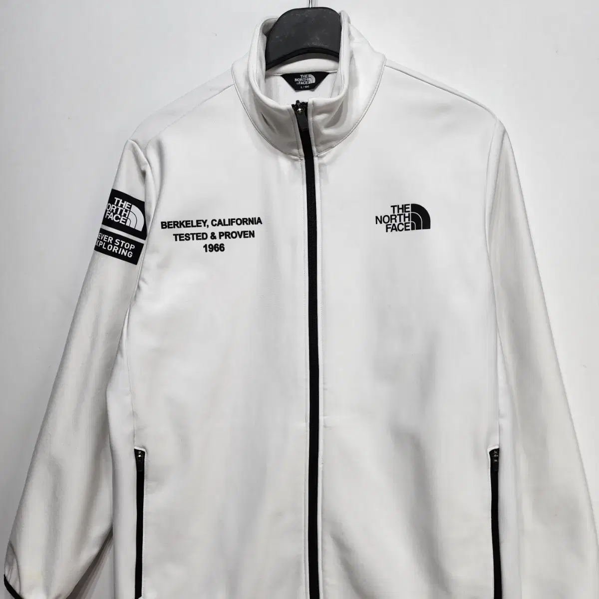 노스페이스 THE NORTH FACE 후리스 트레이닝 집업자켓 화이트 L