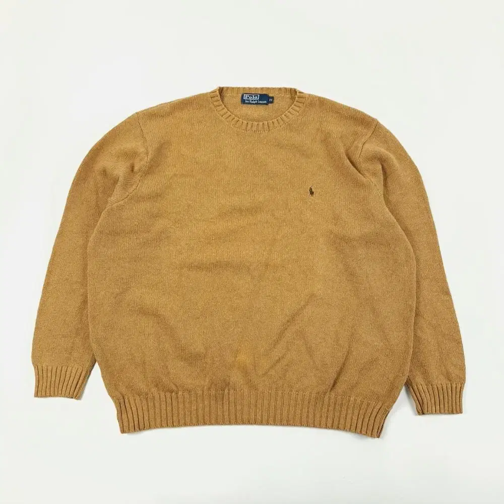 (CS638)2XL 폴로 브레드브라운 라운드 니트 스웨터knit