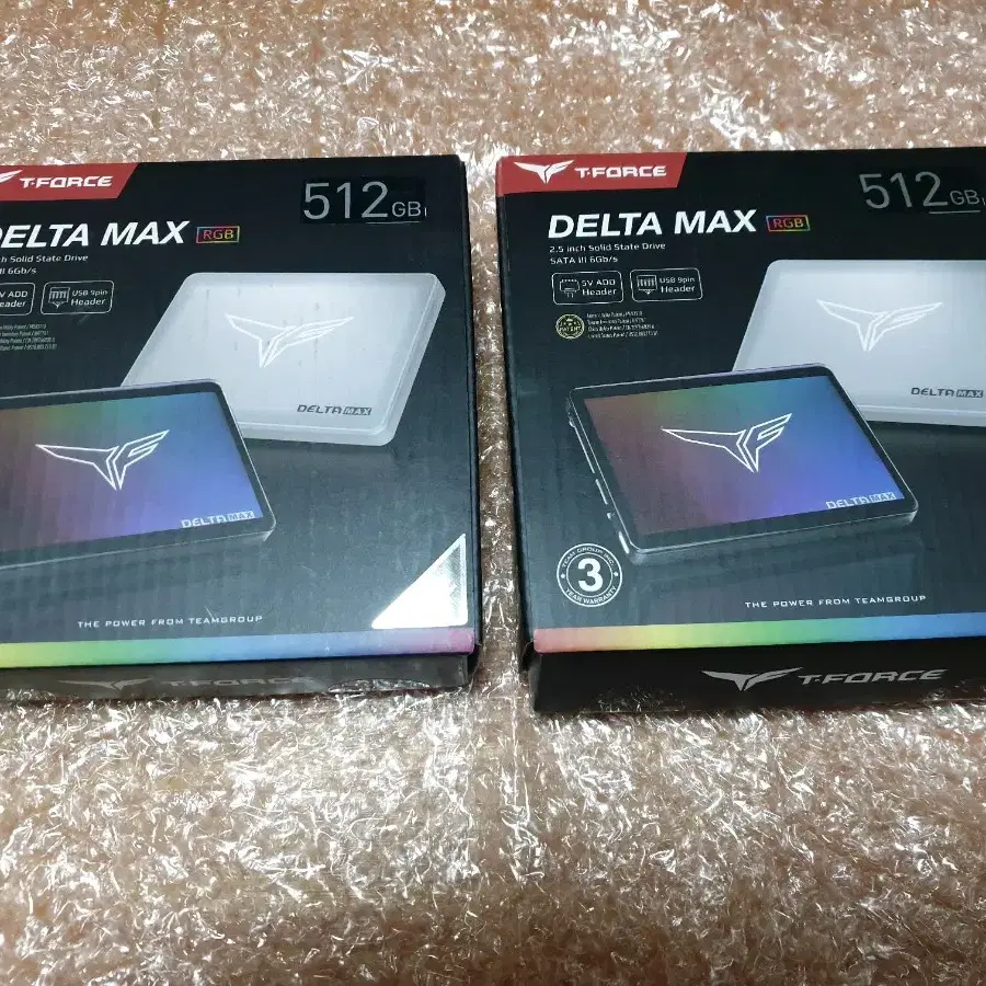 TeamGroup T-Force DELTA MAX RGB/SSD 화이트