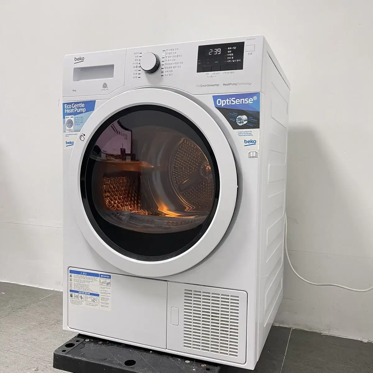 품번732 베코 beko 8kg 중고건조기 상태최상 중고의류건조기