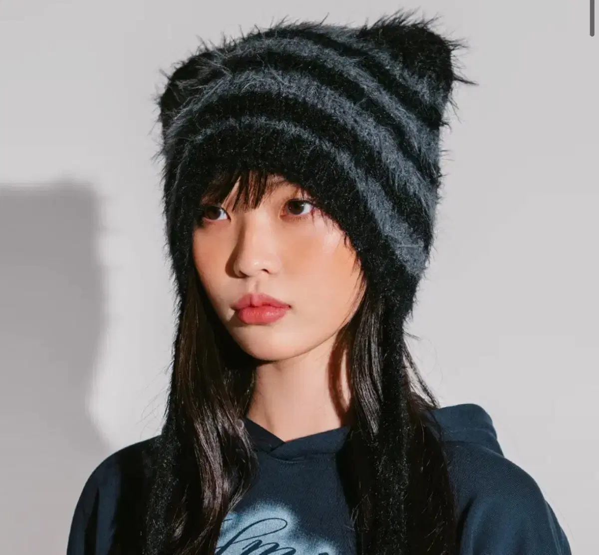 LMC 테디 비니 teddy fluffy beanie stripe 새상품