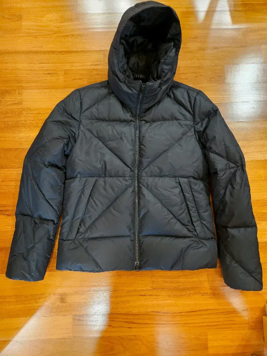 띠어리 parka 블랙 패딩 S