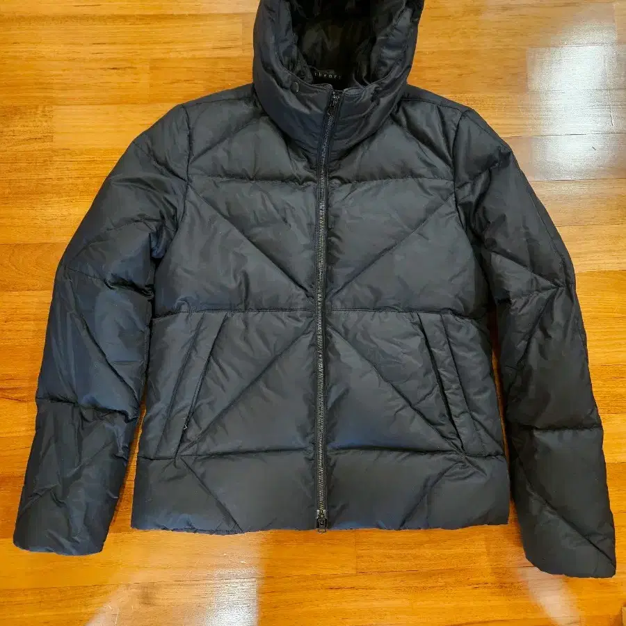 띠어리 parka 블랙 패딩 S