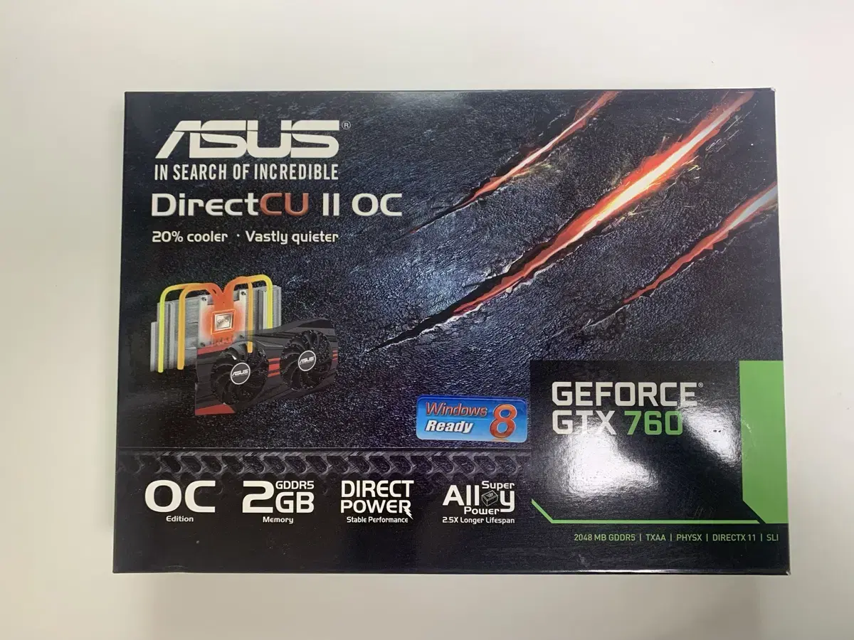 ASUS GTX760 DIRECT CU II 2GB 풀박스