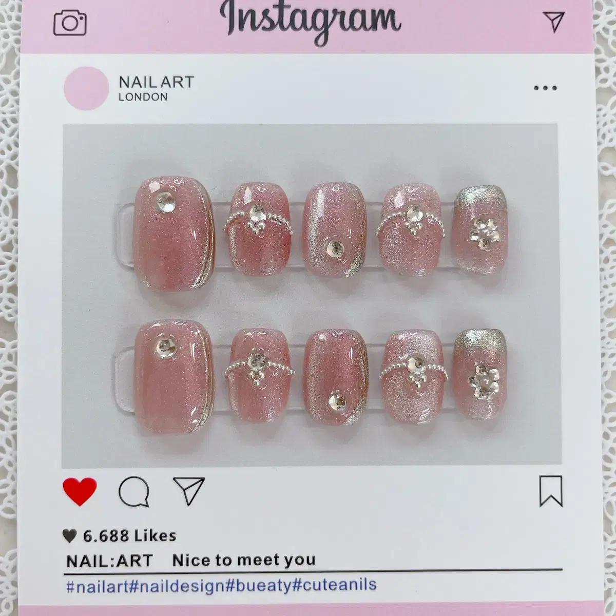 Homemade Nail Tips - Pinkholic[S]