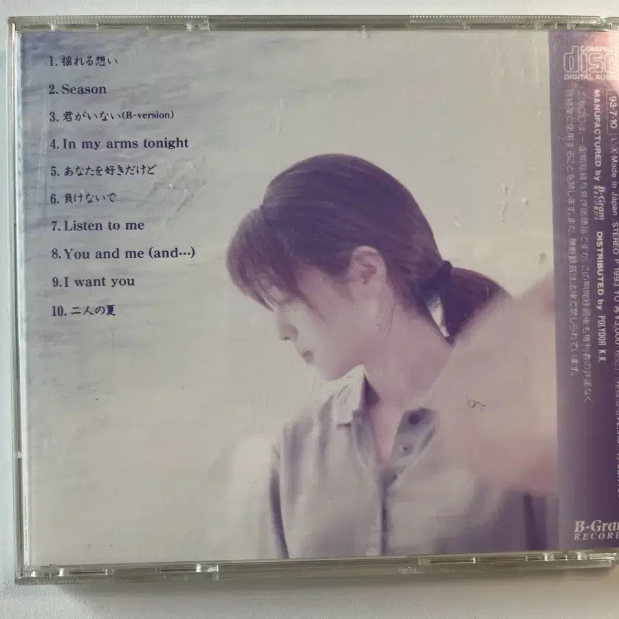 자드 Zard - Yureru omoi CD