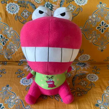 짱구는 못말려(크레용 신짱) 엄청 폭신폭신 봉제 인형 초코비 악어산 핑크