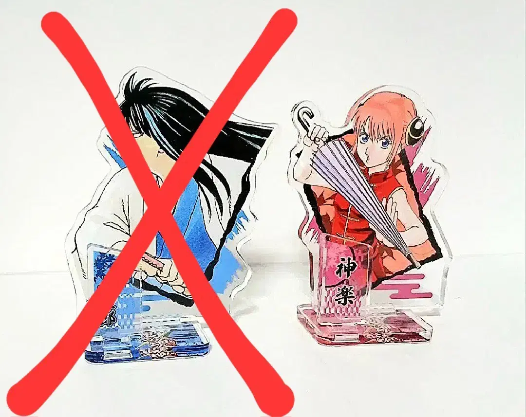 Gintama Chunfushop Zura Katsura, Kagura acrylic Figure Figures Sell