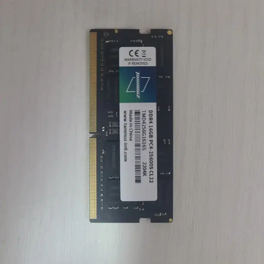 타무즈 노트북용 sodimm ddr4 램 16GB 3200