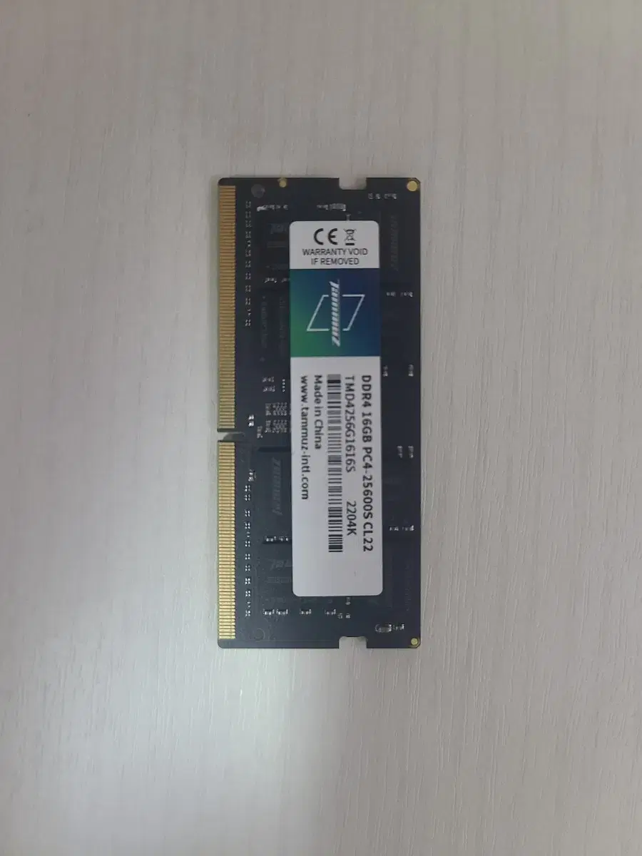 타무즈 노트북용 sodimm ddr4 램 16GB 3200