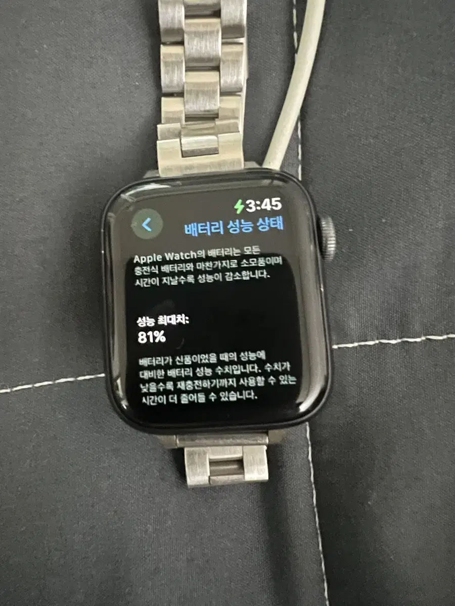 애플워치5 40mm 스페이스그레이