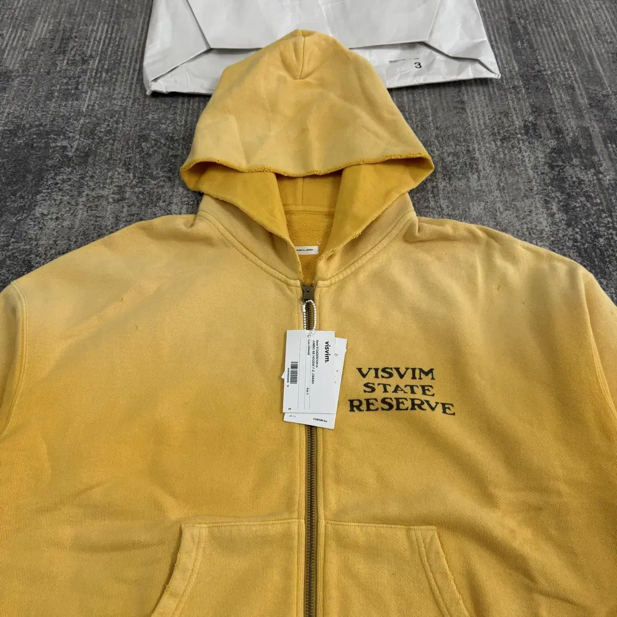 VISVIM 24AW JUMBO SB  F.Z. HOODIE CRASH