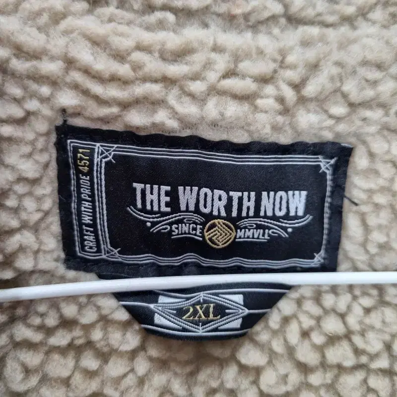 F3479 THE WORTH NOW 남2XL 카키 양털 자켓/더크