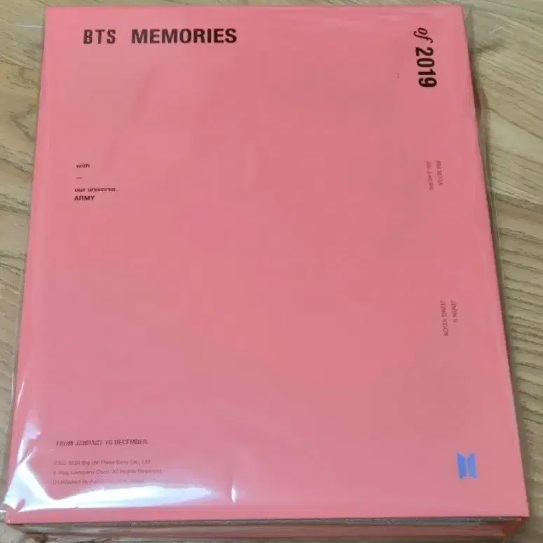 방탄소년단 BTS 2019 메모리즈 DVD ( 포카제외..)