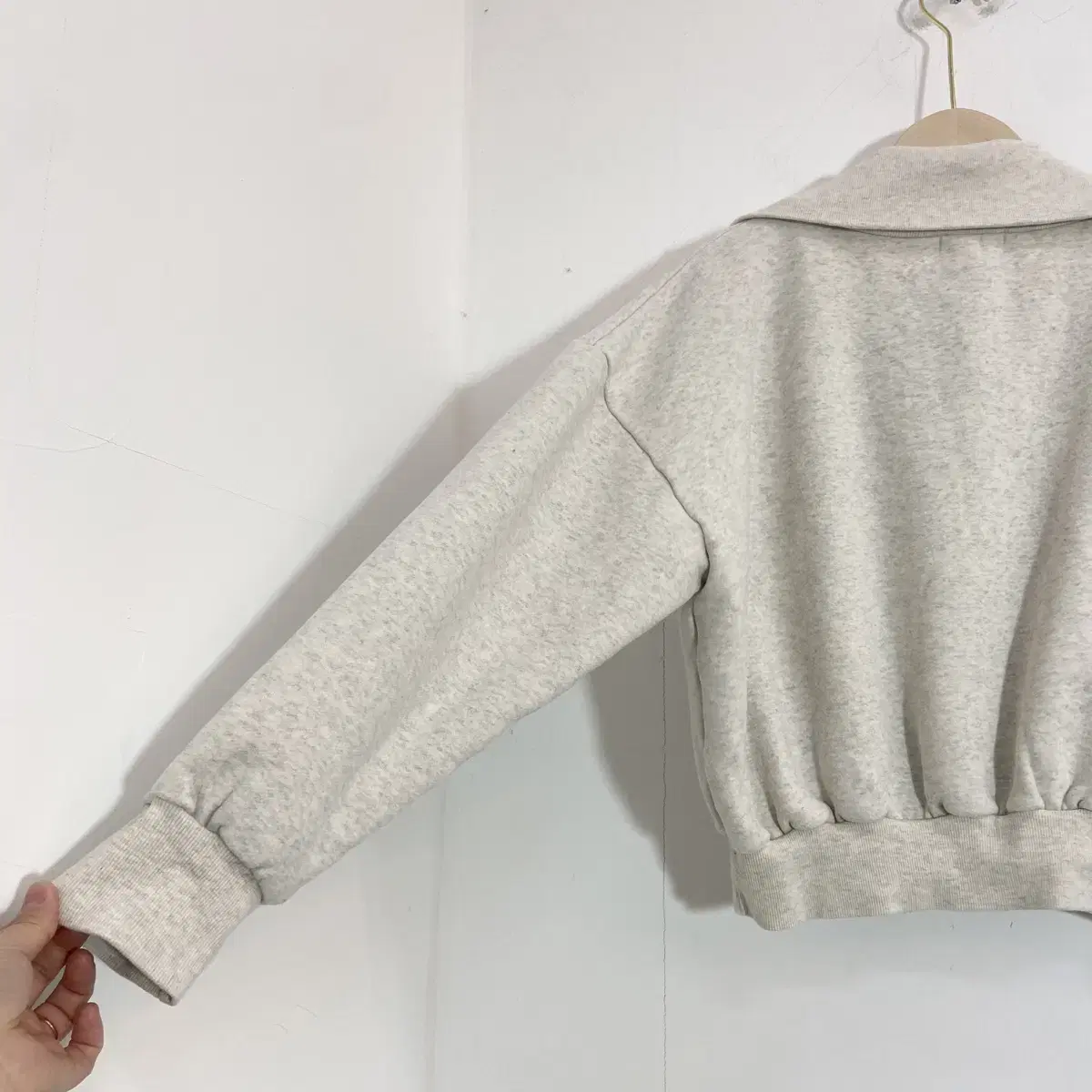 어뉴 기모 반집업 맨투맨 Anew Winter Long Sleeve