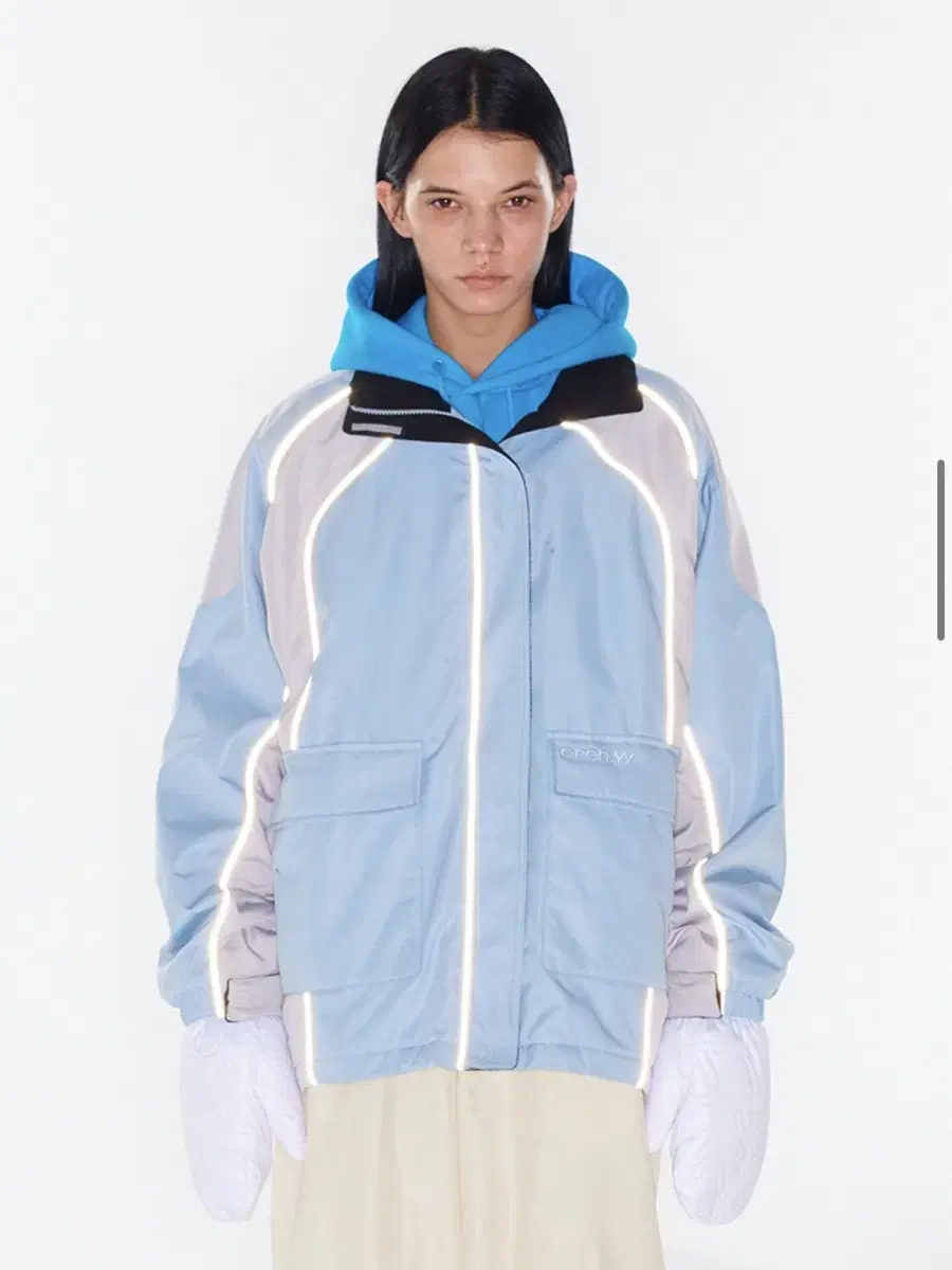 오픈와이와이 COLOR BLOCK MOUNTAIN JACKET LIGHT