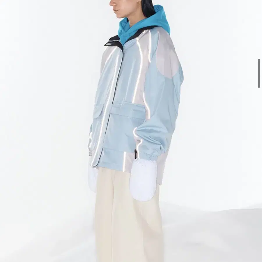 오픈와이와이 COLOR BLOCK MOUNTAIN JACKET LIGHT