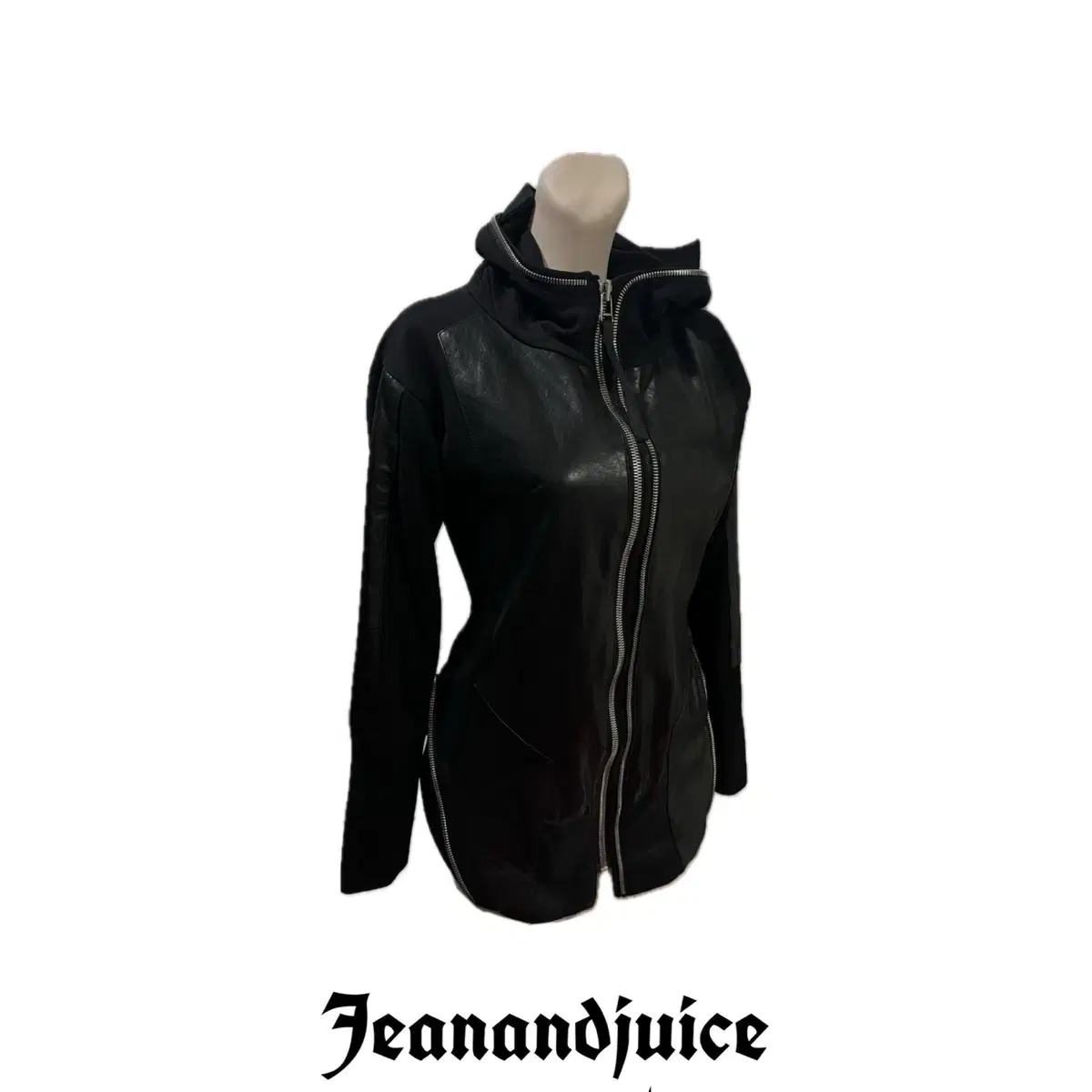 demoo sheep skin gothic leather jacket