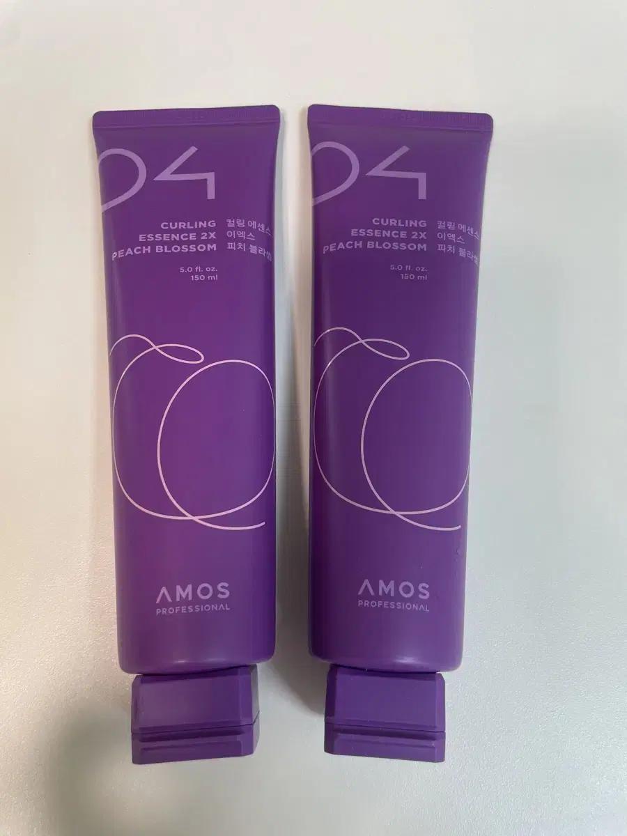 AMOS 04 Curling Essence 2X Peach Blossom 2-piece set (new, renewed product)