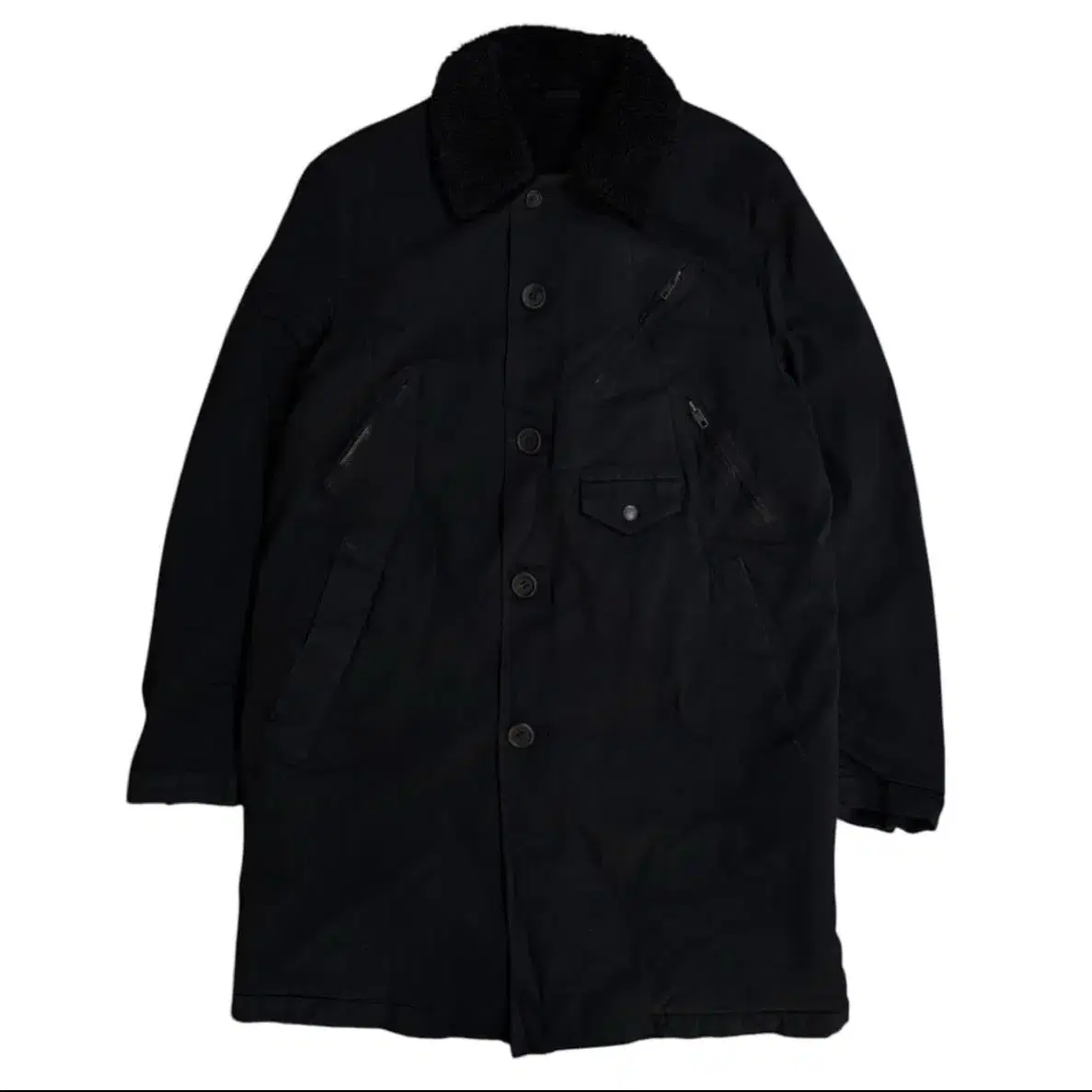 comme des garcons homme 꼼데가르송 옴므 보아털 자켓