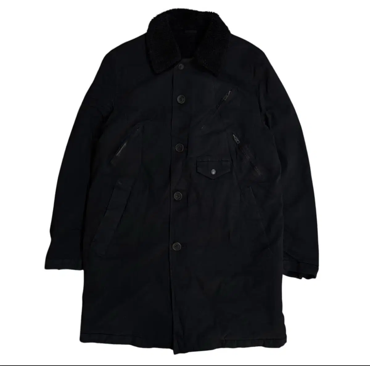 comme des garcons homme 꼼데가르송 옴므 보아털 자켓