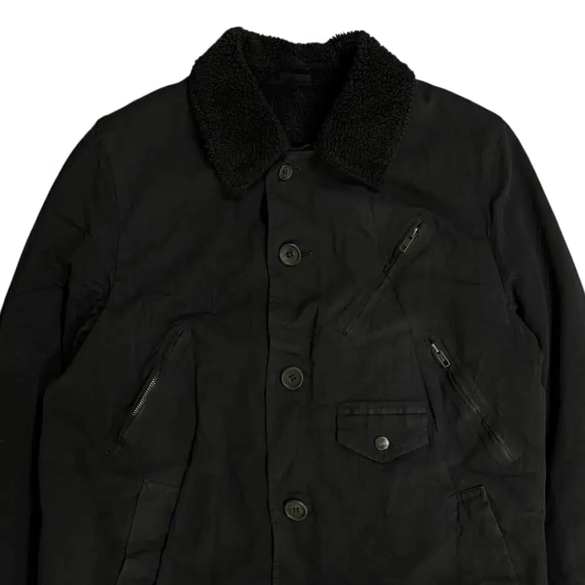 comme des garcons homme 꼼데가르송 옴므 보아털 자켓