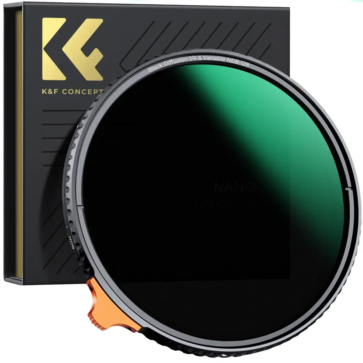 K&F 82mm NANO-X 블랙미스트+가변 ND8-128 2in1 필터