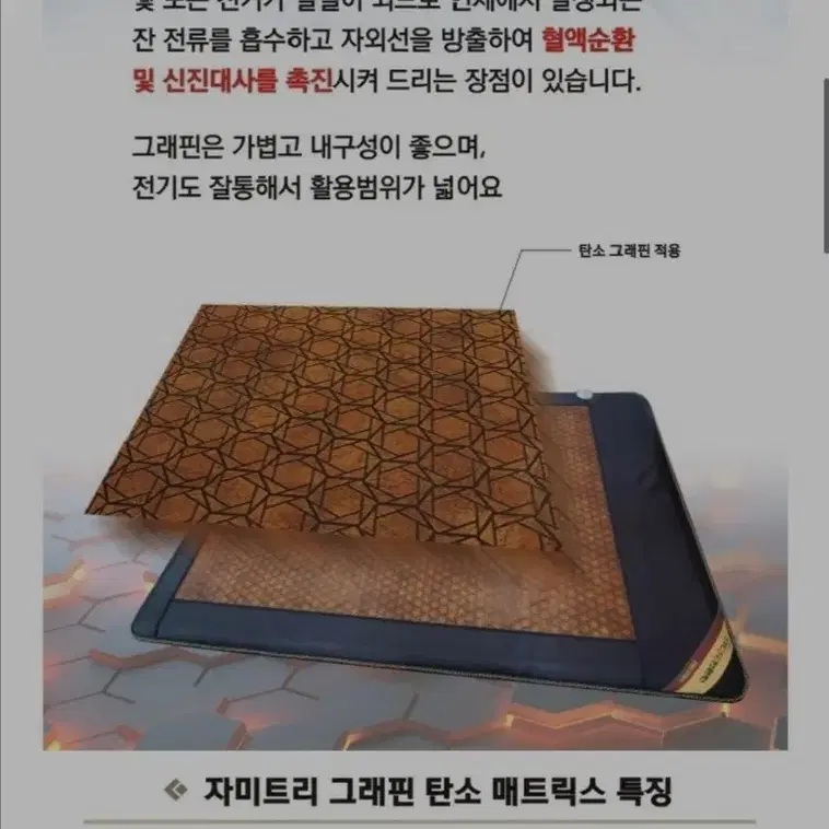 (새상품)그래핀 탄소 매트리스 전기장판