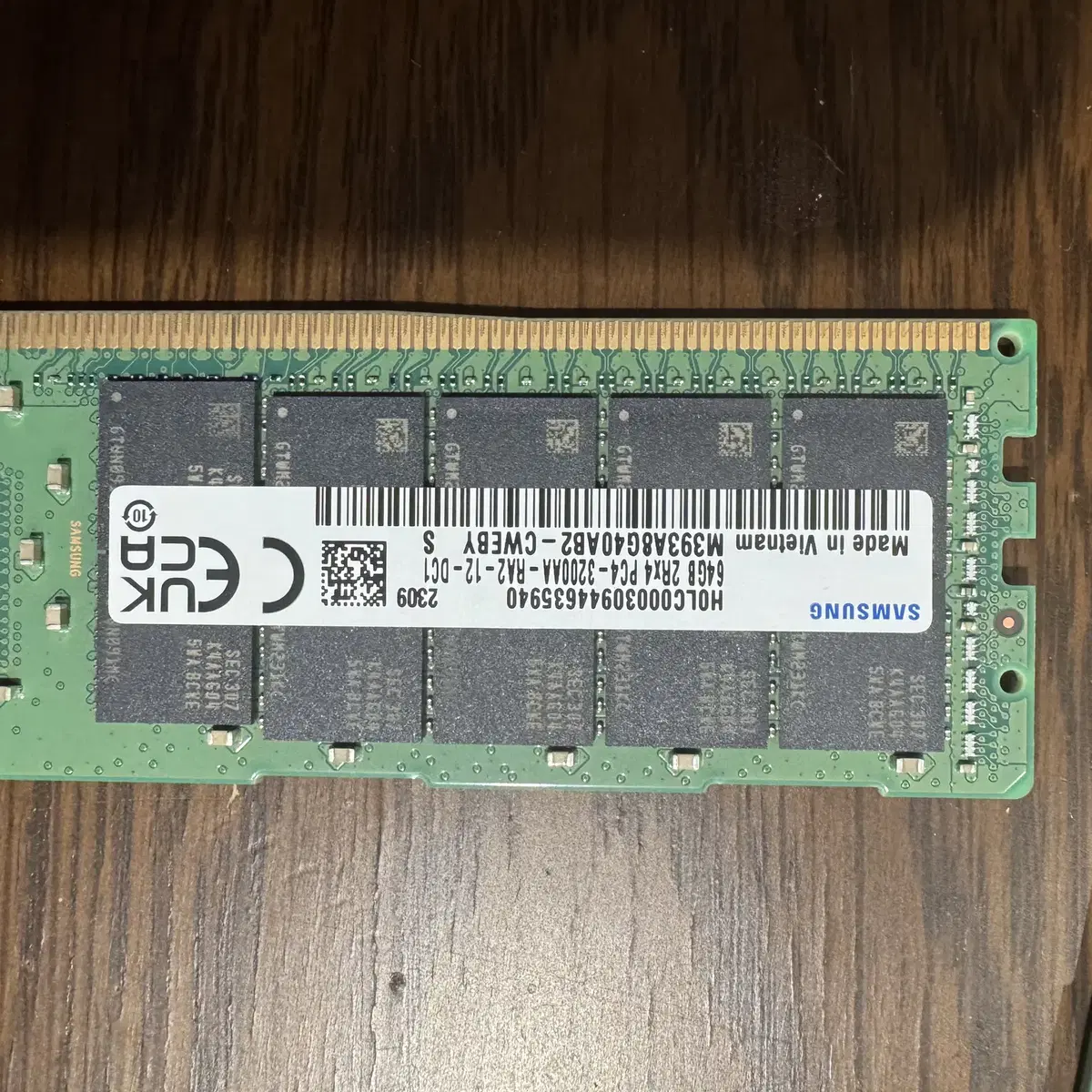 DDR4 ECC/REG 3200Mhz 64GB 16개