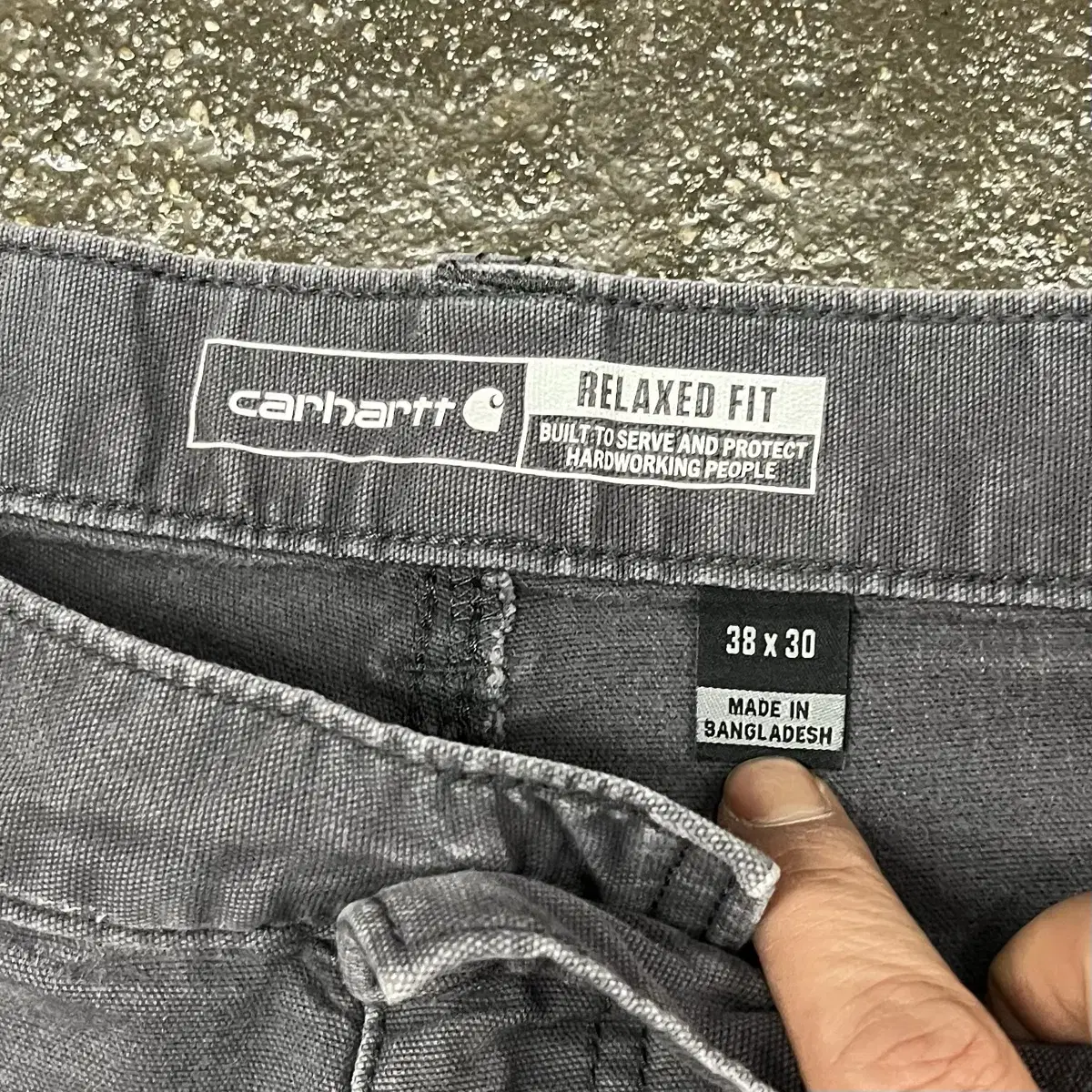 Carhartt 더블니 워크 팬츠 (38)