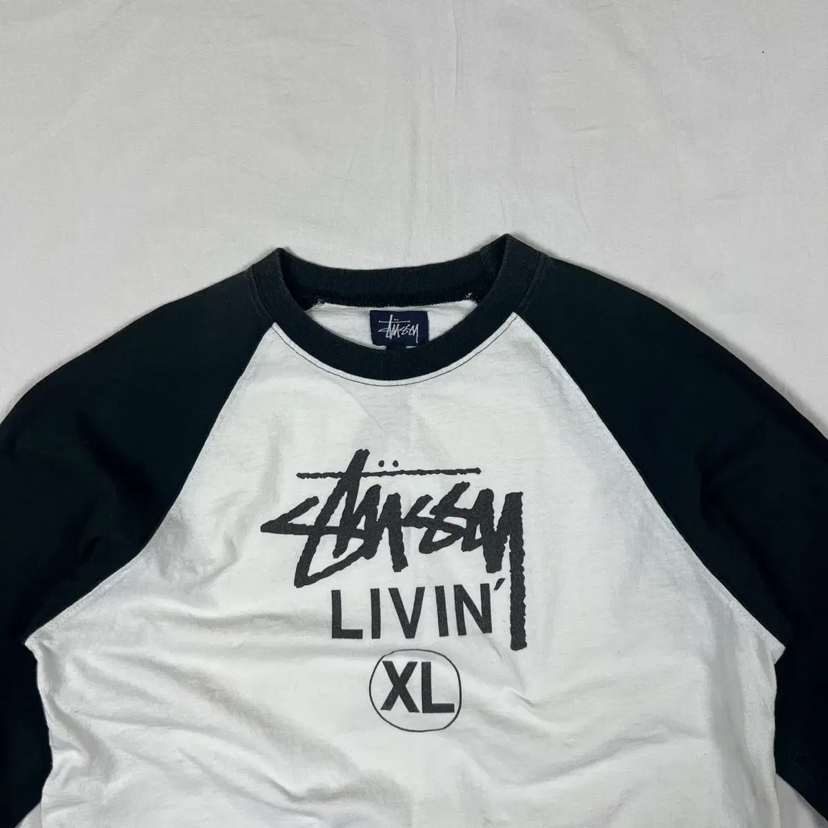 90s 스투시 stussy livin 로고 나그랑 티셔츠