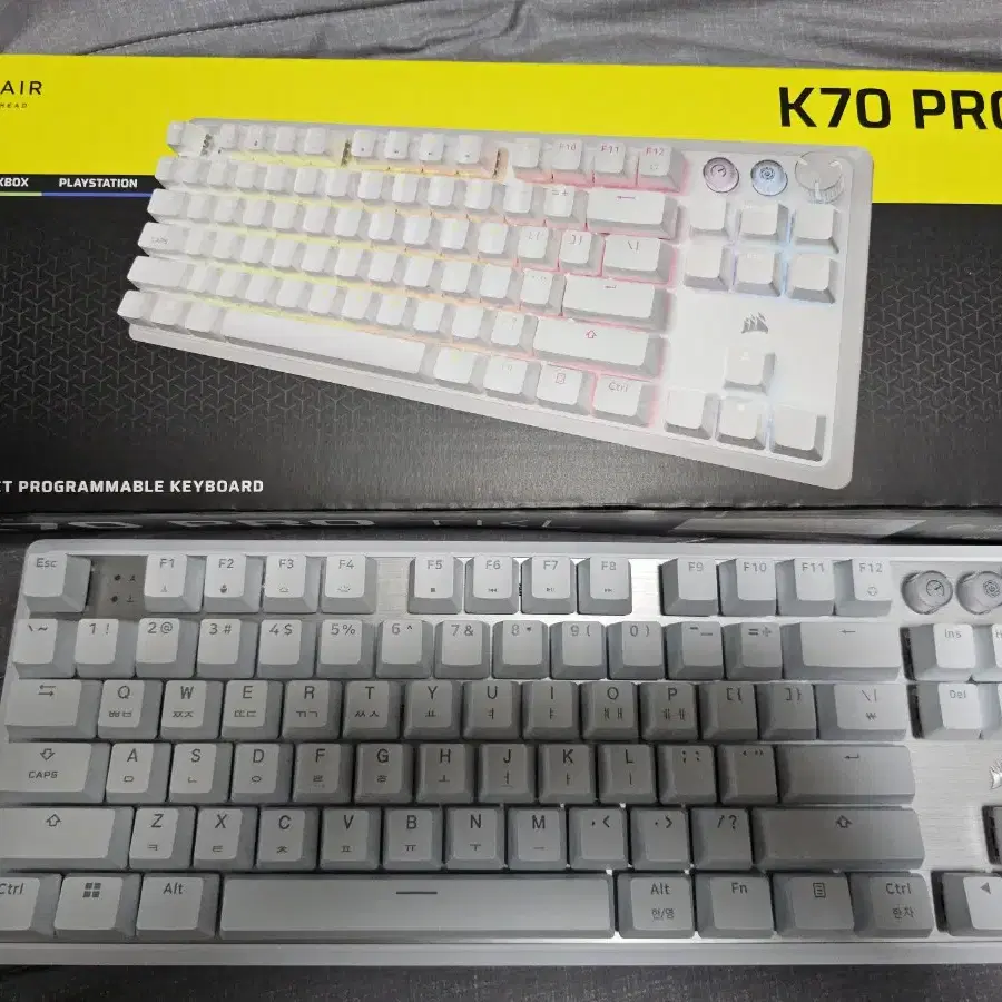 커세어 k70 pro tkl mgx 키보드