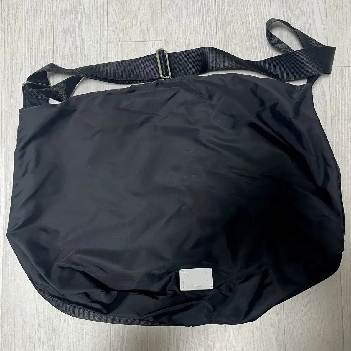 페넥 fabric hobo bag - black